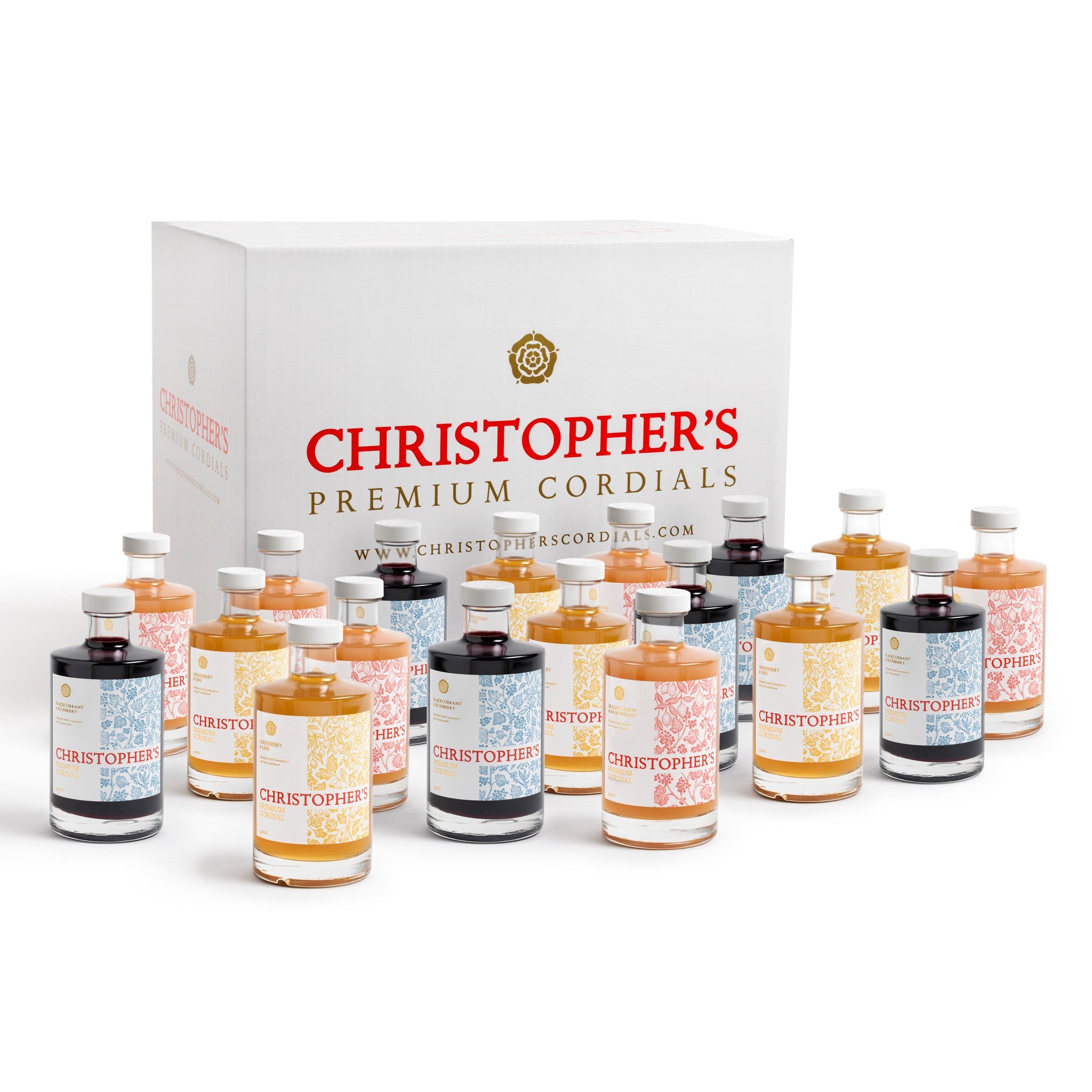 Christopher's Cordials - Pick Your Own 18 Bottle Box